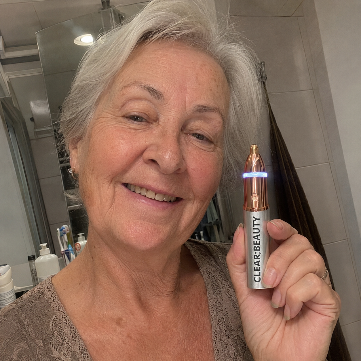 ClearBeauty 2-i-1 Ögonbrynstrimmer & Ansiktshårborttagare