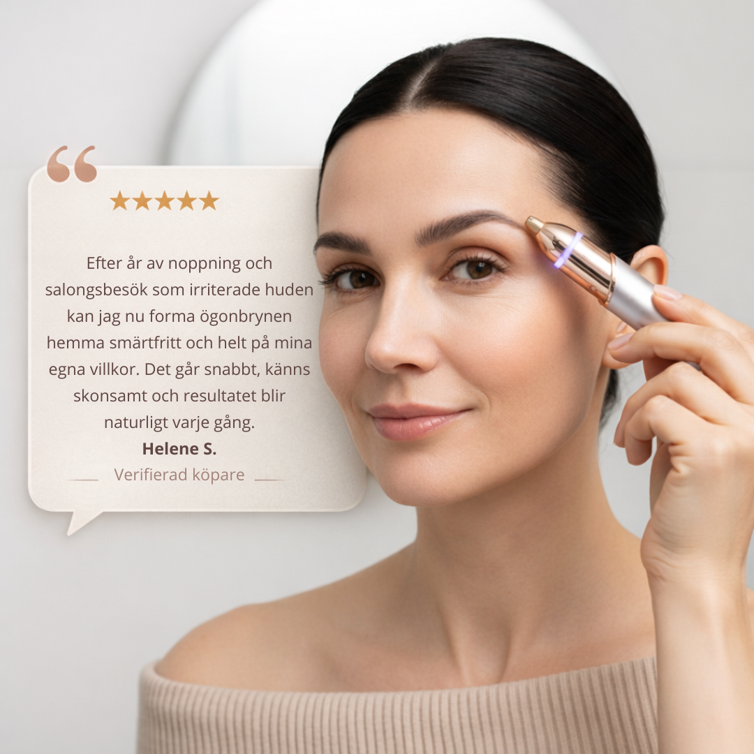 ClearBeauty 2-i-1 Ögonbrynstrimmer & Ansiktshårborttagare
